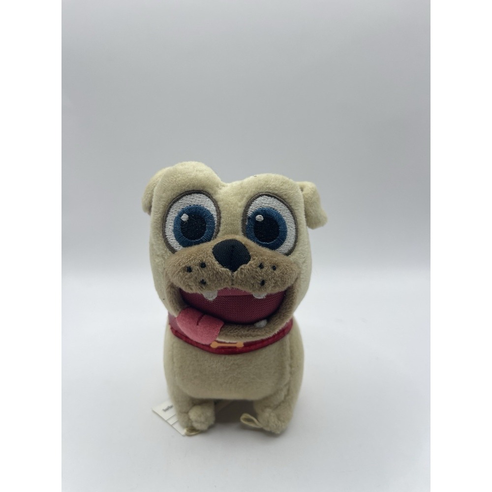 Disney Junior Puppy Dog Pals Rolly Pug Plush Stuffed‎ Animal Toy 6" Inch